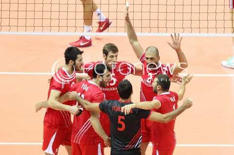  20.09.2013 GDANSK ERGO ARENA<br />SIATKOWKA MEZCZYZN<br />MISTRZOSTWA EUROPY W SIATKOWCE MEZCZYZN 2013 CEV VELUX<br />VOLLEYBALL EUROPEAN CHAMPIONSHIP MEN 2013 - FINAL ROUND <br />GRUPA B ( GROUP B )<br />POLSKA - TURCJA ( POLAND - TURKEY )<br />N/Z KEMAL KIVANC ELGAZ MUSTAFA KOC W5 RADOSC EMOCJE <br /> 