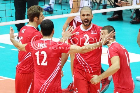  20.09.2013 GDANSK ERGO ARENA<br />SIATKOWKA MEZCZYZN<br />MISTRZOSTWA EUROPY W SIATKOWCE MEZCZYZN 2013 CEV VELUX<br />VOLLEYBALL EUROPEAN CHAMPIONSHIP MEN 2013 - FINAL ROUND <br />GRUPA B ( GROUP B )<br />POLSKA - TURCJA ( POLAND - TURKEY )<br />N/Z HALIL IBRAHIM YUCEL KEMAL KIVANC ELGAZ MUSTAFA KOC ULAS KIYAK RADOSC EMOCJE <br /> 