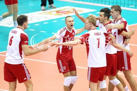  20.09.2013 GDANSK ERGO ARENA<br />SIATKOWKA MEZCZYZN<br />MISTRZOSTWA EUROPY W SIATKOWCE MEZCZYZN 2013 CEV VELUX<br />VOLLEYBALL EUROPEAN CHAMPIONSHIP MEN 2013 - FINAL ROUND <br />GRUPA B ( GROUP B )<br />POLSKA - TURCJA ( POLAND - TURKEY )<br />N/Z BARTOSZ KUREK PAWEL ZATORSKI JAKUB JAROSZ LUKASZ ZYGADLO PIOTR NOWAKOWSKI RADOSC EMOCJE <br /> 