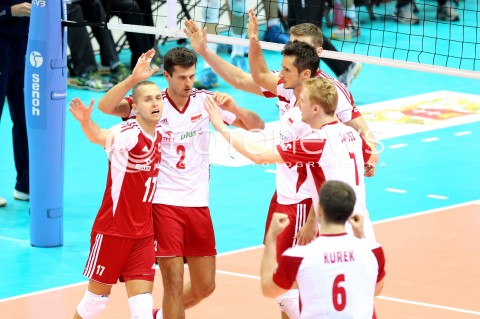  20.09.2013 GDANSK ERGO ARENA<br />SIATKOWKA MEZCZYZN<br />MISTRZOSTWA EUROPY W SIATKOWCE MEZCZYZN 2013 CEV VELUX<br />VOLLEYBALL EUROPEAN CHAMPIONSHIP MEN 2013 - FINAL ROUND <br />GRUPA B ( GROUP B )<br />POLSKA - TURCJA ( POLAND - TURKEY )<br />N/Z PAWEL ZATORSKI MICHAL WINIARSKI BARTOSZ KUREK JAKUB JAROSZ LUKASZ ZYGADLO RADOSC EMOCJE <br /> 
