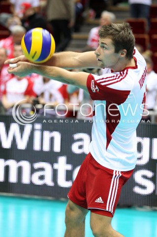  20.09.2013 GDANSK ERGO ARENA<br />SIATKOWKA MEZCZYZN<br />MISTRZOSTWA EUROPY W SIATKOWCE MEZCZYZN 2013 CEV VELUX<br />VOLLEYBALL EUROPEAN CHAMPIONSHIP MEN 2013 - FINAL ROUND <br />GRUPA B ( GROUP B )<br />POLSKA - TURCJA ( POLAND - TURKEY )<br />N/Z MICHAL KUBIAK SYLWETKA <br /> 