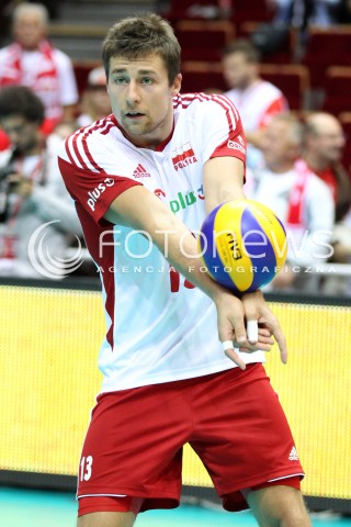  20.09.2013 GDANSK ERGO ARENA<br />SIATKOWKA MEZCZYZN<br />MISTRZOSTWA EUROPY W SIATKOWCE MEZCZYZN 2013 CEV VELUX<br />VOLLEYBALL EUROPEAN CHAMPIONSHIP MEN 2013 - FINAL ROUND <br />GRUPA B ( GROUP B )<br />POLSKA - TURCJA ( POLAND - TURKEY )<br />N/Z MICHAL KUBIAK SYLWETKA <br /> 