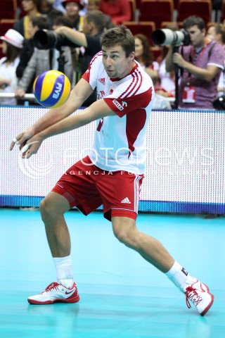  20.09.2013 GDANSK ERGO ARENA<br />SIATKOWKA MEZCZYZN<br />MISTRZOSTWA EUROPY W SIATKOWCE MEZCZYZN 2013 CEV VELUX<br />VOLLEYBALL EUROPEAN CHAMPIONSHIP MEN 2013 - FINAL ROUND <br />GRUPA B ( GROUP B )<br />POLSKA - TURCJA ( POLAND - TURKEY )<br />N/Z MICHAL KUBIAK SYLWETKA <br /> 