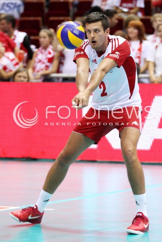  20.09.2013 GDANSK ERGO ARENA<br />SIATKOWKA MEZCZYZN<br />MISTRZOSTWA EUROPY W SIATKOWCE MEZCZYZN 2013 CEV VELUX<br />VOLLEYBALL EUROPEAN CHAMPIONSHIP MEN 2013 - FINAL ROUND <br />GRUPA B ( GROUP B )<br />POLSKA - TURCJA ( POLAND - TURKEY )<br />N/Z MICHAL WINIARSKI SYLWETKA <br /> 