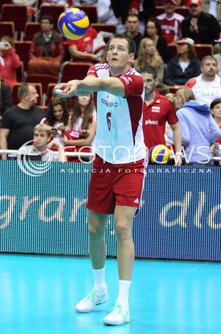  20.09.2013 GDANSK ERGO ARENA<br />SIATKOWKA MEZCZYZN<br />MISTRZOSTWA EUROPY W SIATKOWCE MEZCZYZN 2013 CEV VELUX<br />VOLLEYBALL EUROPEAN CHAMPIONSHIP MEN 2013 - FINAL ROUND <br />GRUPA B ( GROUP B )<br />POLSKA - TURCJA ( POLAND - TURKEY )<br />N/Z BARTOSZ KUREK SYLWETKA <br /> 