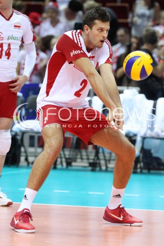  20.09.2013 GDANSK ERGO ARENA<br />SIATKOWKA MEZCZYZN<br />MISTRZOSTWA EUROPY W SIATKOWCE MEZCZYZN 2013 CEV VELUX<br />VOLLEYBALL EUROPEAN CHAMPIONSHIP MEN 2013 - FINAL ROUND <br />GRUPA B ( GROUP B )<br />POLSKA - TURCJA ( POLAND - TURKEY )<br />N/Z MICHAL WINIARSKI SYLWETKA <br /> 