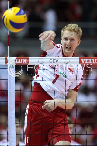  20.09.2013 GDANSK ERGO ARENA<br />SIATKOWKA MEZCZYZN<br />MISTRZOSTWA EUROPY W SIATKOWCE MEZCZYZN 2013 CEV VELUX<br />VOLLEYBALL EUROPEAN CHAMPIONSHIP MEN 2013 - FINAL ROUND <br />GRUPA B ( GROUP B )<br />POLSKA - TURCJA ( POLAND - TURKEY )<br />N/Z JAKUB JAROSZ SYLWETKA <br /> 