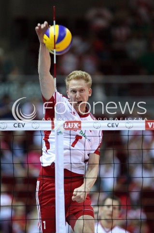  20.09.2013 GDANSK ERGO ARENA<br />SIATKOWKA MEZCZYZN<br />MISTRZOSTWA EUROPY W SIATKOWCE MEZCZYZN 2013 CEV VELUX<br />VOLLEYBALL EUROPEAN CHAMPIONSHIP MEN 2013 - FINAL ROUND <br />GRUPA B ( GROUP B )<br />POLSKA - TURCJA ( POLAND - TURKEY )<br />N/Z JAKUB JAROSZ SYLWETKA <br /> 