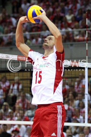  20.09.2013 GDANSK ERGO ARENA<br />SIATKOWKA MEZCZYZN<br />MISTRZOSTWA EUROPY W SIATKOWCE MEZCZYZN 2013 CEV VELUX<br />VOLLEYBALL EUROPEAN CHAMPIONSHIP MEN 2013 - FINAL ROUND <br />GRUPA B ( GROUP B )<br />POLSKA - TURCJA ( POLAND - TURKEY )<br />N/Z LUKASZ ZYGADLO SYLWETKA <br /> 