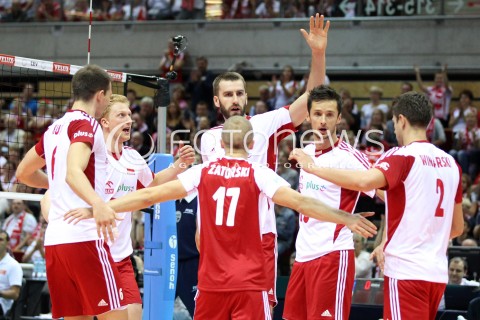  20.09.2013 GDANSK ERGO ARENA<br />SIATKOWKA MEZCZYZN<br />MISTRZOSTWA EUROPY W SIATKOWCE MEZCZYZN 2013 CEV VELUX<br />VOLLEYBALL EUROPEAN CHAMPIONSHIP MEN 2013 - FINAL ROUND <br />GRUPA B ( GROUP B )<br />POLSKA - TURCJA ( POLAND - TURKEY )<br />N/Z MARCIN MOZDZONEK JAKUB JAROSZ LUKASZ ZYGADLO MICHAL WINIARSKI PAWEL ZATORSKI RADOSC EMOCJE <br /> 
