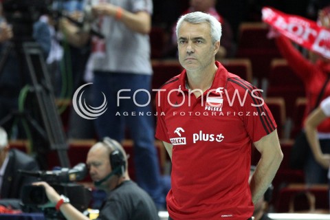  20.09.2013 GDANSK ERGO ARENA<br />SIATKOWKA MEZCZYZN<br />MISTRZOSTWA EUROPY W SIATKOWCE MEZCZYZN 2013 CEV VELUX<br />VOLLEYBALL EUROPEAN CHAMPIONSHIP MEN 2013 - FINAL ROUND <br />GRUPA B ( GROUP B )<br />POLSKA - TURCJA ( POLAND - TURKEY )<br />N/Z ANDREA ANASTASI TRENER ( HEAD COACH ) SYLWETKA <br /> 