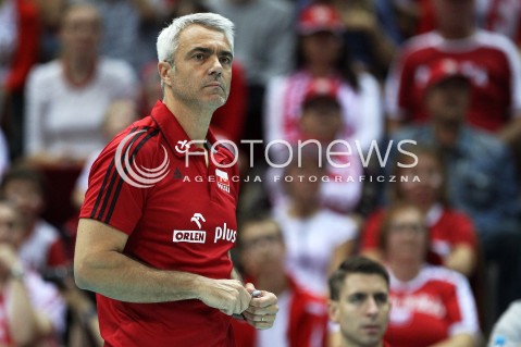  20.09.2013 GDANSK ERGO ARENA<br />SIATKOWKA MEZCZYZN<br />MISTRZOSTWA EUROPY W SIATKOWCE MEZCZYZN 2013 CEV VELUX<br />VOLLEYBALL EUROPEAN CHAMPIONSHIP MEN 2013 - FINAL ROUND <br />GRUPA B ( GROUP B )<br />POLSKA - TURCJA ( POLAND - TURKEY )<br />N/Z ANDREA ANASTASI TRENER ( HEAD COACH ) SYLWETKA <br /> 