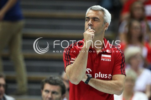  20.09.2013 GDANSK ERGO ARENA<br />SIATKOWKA MEZCZYZN<br />MISTRZOSTWA EUROPY W SIATKOWCE MEZCZYZN 2013 CEV VELUX<br />VOLLEYBALL EUROPEAN CHAMPIONSHIP MEN 2013 - FINAL ROUND <br />GRUPA B ( GROUP B )<br />POLSKA - TURCJA ( POLAND - TURKEY )<br />N/Z ANDREA ANASTASI TRENER ( HEAD COACH ) SYLWETKA <br /> 
