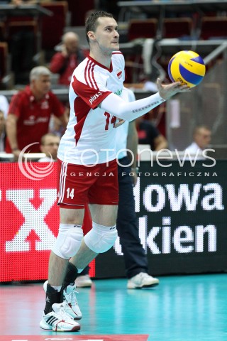 20.09.2013 GDANSK ERGO ARENA<br />SIATKOWKA MEZCZYZN<br />MISTRZOSTWA EUROPY W SIATKOWCE MEZCZYZN 2013 CEV VELUX<br />VOLLEYBALL EUROPEAN CHAMPIONSHIP MEN 2013 - FINAL ROUND <br />GRUPA B ( GROUP B )<br />POLSKA - TURCJA ( POLAND - TURKEY )<br />N/Z MICHAL RUCIAK SYLWETKA <br /> 