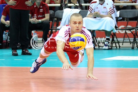  20.09.2013 GDANSK ERGO ARENA<br />SIATKOWKA MEZCZYZN<br />MISTRZOSTWA EUROPY W SIATKOWCE MEZCZYZN 2013 CEV VELUX<br />VOLLEYBALL EUROPEAN CHAMPIONSHIP MEN 2013 - FINAL ROUND <br />GRUPA B ( GROUP B )<br />POLSKA - TURCJA ( POLAND - TURKEY )<br />N/Z PAWEL ZATORSKI SYLWETKA <br /> 
