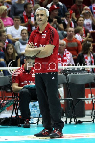 20.09.2013 GDANSK ERGO ARENA<br />SIATKOWKA MEZCZYZN<br />MISTRZOSTWA EUROPY W SIATKOWCE MEZCZYZN 2013 CEV VELUX<br />VOLLEYBALL EUROPEAN CHAMPIONSHIP MEN 2013 - FINAL ROUND <br />GRUPA B ( GROUP B )<br />POLSKA - TURCJA ( POLAND - TURKEY )<br />N/Z ANDREA ANASTASI TRENER ( HEAD COACH ) SYLWETKA <br /> 