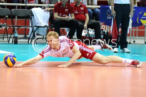  20.09.2013 GDANSK ERGO ARENA<br />SIATKOWKA MEZCZYZN<br />MISTRZOSTWA EUROPY W SIATKOWCE MEZCZYZN 2013 CEV VELUX<br />VOLLEYBALL EUROPEAN CHAMPIONSHIP MEN 2013 - FINAL ROUND <br />GRUPA B ( GROUP B )<br />POLSKA - TURCJA ( POLAND - TURKEY )<br />N/Z JAKUB JAROSZ SYLWETKA <br /> 