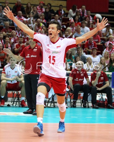  20.09.2013 GDANSK ERGO ARENA<br />SIATKOWKA MEZCZYZN<br />MISTRZOSTWA EUROPY W SIATKOWCE MEZCZYZN 2013 CEV VELUX<br />VOLLEYBALL EUROPEAN CHAMPIONSHIP MEN 2013 - FINAL ROUND <br />GRUPA B ( GROUP B )<br />POLSKA - TURCJA ( POLAND - TURKEY )<br />N/Z LUKASZ ZYGADLO SYLWETKA RADOSC EMOCJE <br /> 