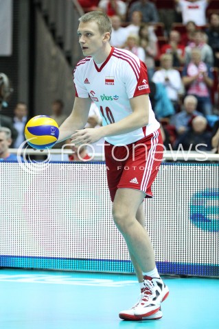  20.09.2013 GDANSK ERGO ARENA<br />SIATKOWKA MEZCZYZN<br />MISTRZOSTWA EUROPY W SIATKOWCE MEZCZYZN 2013 CEV VELUX<br />VOLLEYBALL EUROPEAN CHAMPIONSHIP MEN 2013 - FINAL ROUND <br />GRUPA B ( GROUP B )<br />POLSKA - TURCJA ( POLAND - TURKEY )<br />N/Z LUKASZ WISNIEWSKI SYLWETKA <br /> 