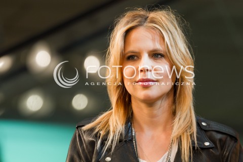  21.09.2013 LODZ MAJA SABLEWSKA NA POKAZIE MODY W GALERII LODZKIEJ N/Z MAJA SABLEWSKA SYLWETKA   