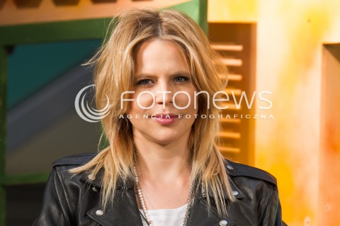  21.09.2013 LODZ MAJA SABLEWSKA NA POKAZIE MODY W GALERII LODZKIEJ N/Z MAJA SABLEWSKA SYLWETKA   