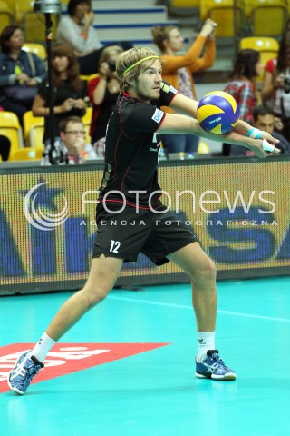  21.09.2013 GDYNIA<br />SIATKOWKA MEZCZYZN<br />MISTRZOSTWA EUROPY W SIATKOWCE MEZCZYZN 2013 CEV VELUX<br />VOLLEYBALL EUROPEAN CHAMPIONSHIP MEN 2013 - FINAL ROUND <br />GRUPA D ( GROUP D )<br />NIEMCY - BULGARIA ( GERMANY - BULGARIA )<br />N/Z FERDINAND TILLE SYLWETKA <br /> 