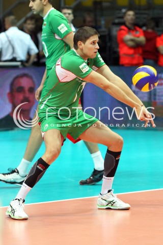  21.09.2013 GDYNIA<br />SIATKOWKA MEZCZYZN<br />MISTRZOSTWA EUROPY W SIATKOWCE MEZCZYZN 2013 CEV VELUX<br />VOLLEYBALL EUROPEAN CHAMPIONSHIP MEN 2013 - FINAL ROUND <br />GRUPA D ( GROUP D )<br />NIEMCY - BULGARIA ( GERMANY - BULGARIA )<br />N/Z NIKOLAY PENCHEV SYLWETKA <br /> 