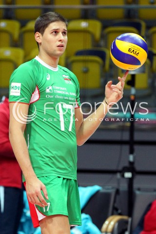  21.09.2013 GDYNIA<br />SIATKOWKA MEZCZYZN<br />MISTRZOSTWA EUROPY W SIATKOWCE MEZCZYZN 2013 CEV VELUX<br />VOLLEYBALL EUROPEAN CHAMPIONSHIP MEN 2013 - FINAL ROUND <br />GRUPA D ( GROUP D )<br />NIEMCY - BULGARIA ( GERMANY - BULGARIA )<br />N/Z NIKOLAY PENCHEV SYLWETKA ROLLER FINGER<br /> 