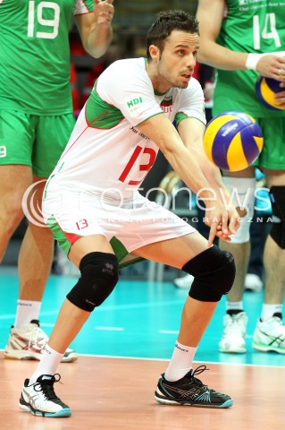  21.09.2013 GDYNIA<br />SIATKOWKA MEZCZYZN<br />MISTRZOSTWA EUROPY W SIATKOWCE MEZCZYZN 2013 CEV VELUX<br />VOLLEYBALL EUROPEAN CHAMPIONSHIP MEN 2013 - FINAL ROUND <br />GRUPA D ( GROUP D )<br />NIEMCY - BULGARIA ( GERMANY - BULGARIA )<br />N/Z TEODOR SALPAROV SYLWETKA <br /> 