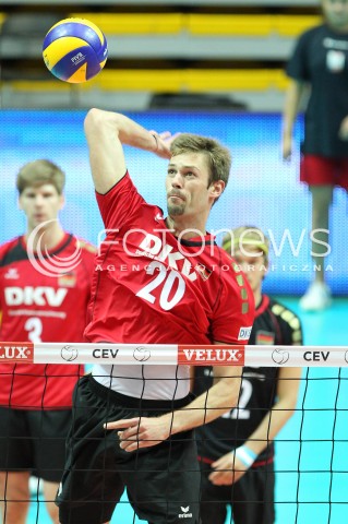  21.09.2013 GDYNIA<br />SIATKOWKA MEZCZYZN<br />MISTRZOSTWA EUROPY W SIATKOWCE MEZCZYZN 2013 CEV VELUX<br />VOLLEYBALL EUROPEAN CHAMPIONSHIP MEN 2013 - FINAL ROUND <br />GRUPA D ( GROUP D )<br />NIEMCY - BULGARIA ( GERMANY - BULGARIA )<br />N/Z PHILIPP COLLIN SYLWETKA <br /> 