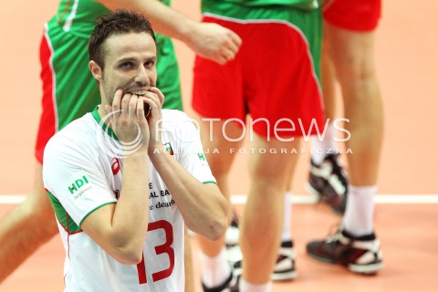  21.09.2013 GDYNIA<br />SIATKOWKA MEZCZYZN<br />MISTRZOSTWA EUROPY W SIATKOWCE MEZCZYZN 2013 CEV VELUX<br />VOLLEYBALL EUROPEAN CHAMPIONSHIP MEN 2013 - FINAL ROUND <br />GRUPA D ( GROUP D )<br />NIEMCY - BULGARIA ( GERMANY - BULGARIA )<br />N/Z TEODOR SALPAROV ZLOSC EMOCJE<br /> 