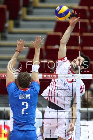  21.09.2013 GDANSK ERGO ARENA<br />SIATKOWKA MEZCZYZN<br />MISTRZOSTWA EUROPY W SIATKOWCE MEZCZYZN 2013 CEV VELUX<br />VOLLEYBALL EUROPEAN CHAMPIONSHIP MEN 2013 - FINAL ROUND <br />GRUPA B ( GROUP B )<br />SLOWACJA - TURCJA ( SLOVAKIA - TURKEY )<br />N/Z MARTIN NEMEC KEMAL KIVANC ELGAZ <br /> 