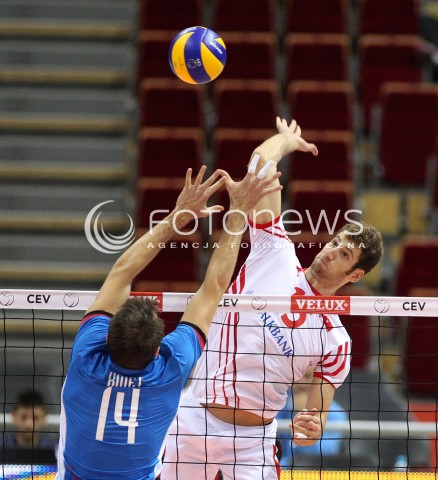  21.09.2013 GDANSK ERGO ARENA<br />SIATKOWKA MEZCZYZN<br />MISTRZOSTWA EUROPY W SIATKOWCE MEZCZYZN 2013 CEV VELUX<br />VOLLEYBALL EUROPEAN CHAMPIONSHIP MEN 2013 - FINAL ROUND <br />GRUPA B ( GROUP B )<br />SLOWACJA - TURCJA ( SLOVAKIA - TURKEY )<br />N/Z MUSTAFA KOC TOMAS KMET <br /> 