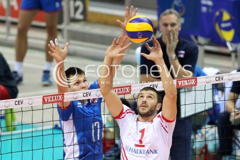  21.09.2013 GDANSK ERGO ARENA<br />SIATKOWKA MEZCZYZN<br />MISTRZOSTWA EUROPY W SIATKOWCE MEZCZYZN 2013 CEV VELUX<br />VOLLEYBALL EUROPEAN CHAMPIONSHIP MEN 2013 - FINAL ROUND <br />GRUPA B ( GROUP B )<br />SLOWACJA - TURCJA ( SLOVAKIA - TURKEY )<br />N/Z ULAS KIYAK OGURCAK FRANTISEK <br /> 