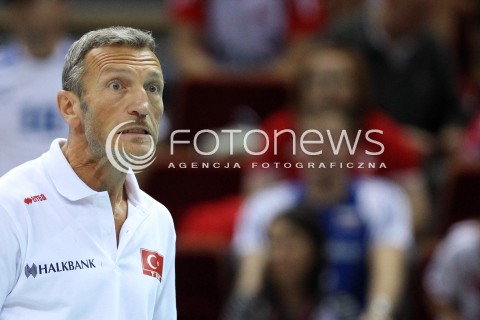 21.09.2013 GDANSK ERGO ARENA<br />SIATKOWKA MEZCZYZN<br />MISTRZOSTWA EUROPY W SIATKOWCE MEZCZYZN 2013 CEV VELUX<br />VOLLEYBALL EUROPEAN CHAMPIONSHIP MEN 2013 - FINAL ROUND <br />GRUPA B ( GROUP B )<br />SLOWACJA - TURCJA ( SLOVAKIA - TURKEY )<br />N/Z EMANUELE ZANINI HEAD COACH ( TRENER ) SYLWETKA <br /> 