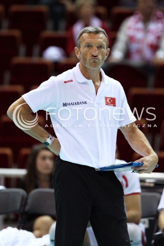  21.09.2013 GDANSK ERGO ARENA<br />SIATKOWKA MEZCZYZN<br />MISTRZOSTWA EUROPY W SIATKOWCE MEZCZYZN 2013 CEV VELUX<br />VOLLEYBALL EUROPEAN CHAMPIONSHIP MEN 2013 - FINAL ROUND <br />GRUPA B ( GROUP B )<br />SLOWACJA - TURCJA ( SLOVAKIA - TURKEY )<br />N/Z EMANUELE ZANINI HEAD COACH ( TRENER ) SYLWETKA <br /> 