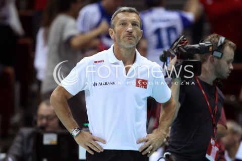  21.09.2013 GDANSK ERGO ARENA<br />SIATKOWKA MEZCZYZN<br />MISTRZOSTWA EUROPY W SIATKOWCE MEZCZYZN 2013 CEV VELUX<br />VOLLEYBALL EUROPEAN CHAMPIONSHIP MEN 2013 - FINAL ROUND <br />GRUPA B ( GROUP B )<br />SLOWACJA - TURCJA ( SLOVAKIA - TURKEY )<br />N/Z EMANUELE ZANINI HEAD COACH ( TRENER ) SYLWETKA <br /> 