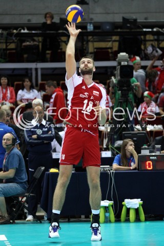  21.09.2013 GDANSK ERGO ARENA<br />SIATKOWKA MEZCZYZN<br />MISTRZOSTWA EUROPY W SIATKOWCE MEZCZYZN 2013 CEV VELUX<br />VOLLEYBALL EUROPEAN CHAMPIONSHIP MEN 2013 - FINAL ROUND <br />GRUPA B ( GROUP B )<br />FRANCJA - POLSKA ( FRANCE - POLAND )<br />N/Z MARCIN MOZDZONEK SYLWETKA <br /> 