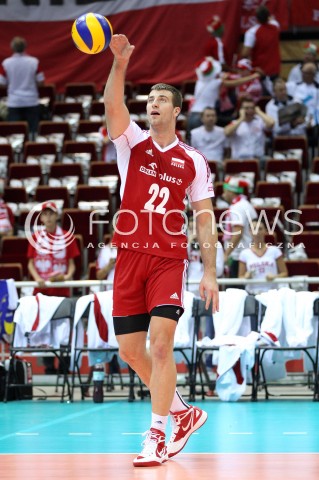  21.09.2013 GDANSK ERGO ARENA<br />SIATKOWKA MEZCZYZN<br />MISTRZOSTWA EUROPY W SIATKOWCE MEZCZYZN 2013 CEV VELUX<br />VOLLEYBALL EUROPEAN CHAMPIONSHIP MEN 2013 - FINAL ROUND <br />GRUPA B ( GROUP B )<br />FRANCJA - POLSKA ( FRANCE - POLAND )<br />N/Z GRZEGORZ BOCIEK SYLWETKA <br /> 