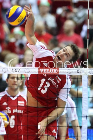  21.09.2013 GDANSK ERGO ARENA<br />SIATKOWKA MEZCZYZN<br />MISTRZOSTWA EUROPY W SIATKOWCE MEZCZYZN 2013 CEV VELUX<br />VOLLEYBALL EUROPEAN CHAMPIONSHIP MEN 2013 - FINAL ROUND <br />GRUPA B ( GROUP B )<br />FRANCJA - POLSKA ( FRANCE - POLAND )<br />N/Z MICHAL KUBIAK <br /> 
