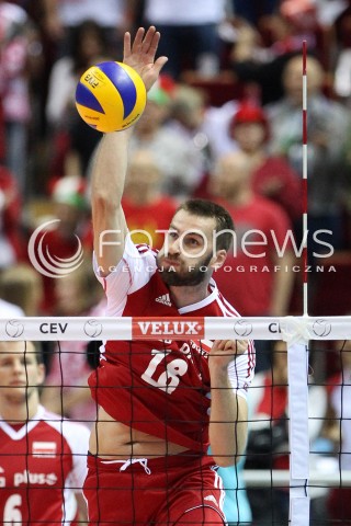  21.09.2013 GDANSK ERGO ARENA<br />SIATKOWKA MEZCZYZN<br />MISTRZOSTWA EUROPY W SIATKOWCE MEZCZYZN 2013 CEV VELUX<br />VOLLEYBALL EUROPEAN CHAMPIONSHIP MEN 2013 - FINAL ROUND <br />GRUPA B ( GROUP B )<br />FRANCJA - POLSKA ( FRANCE - POLAND )<br />N/Z MARCIN MOZDZONEK <br /> 
