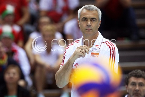  21.09.2013 GDANSK ERGO ARENA<br />SIATKOWKA MEZCZYZN<br />MISTRZOSTWA EUROPY W SIATKOWCE MEZCZYZN 2013 CEV VELUX<br />VOLLEYBALL EUROPEAN CHAMPIONSHIP MEN 2013 - FINAL ROUND <br />GRUPA B ( GROUP B )<br />FRANCJA - POLSKA ( FRANCE - POLAND )<br />N/Z ANDREA ANASTASI TRENER ( HEAD COACH ) <br /> 