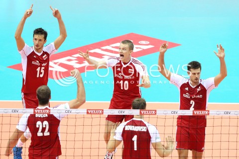  21.09.2013 GDANSK ERGO ARENA<br />SIATKOWKA MEZCZYZN<br />MISTRZOSTWA EUROPY W SIATKOWCE MEZCZYZN 2013 CEV VELUX<br />VOLLEYBALL EUROPEAN CHAMPIONSHIP MEN 2013 - FINAL ROUND <br />GRUPA B ( GROUP B )<br />FRANCJA - POLSKA ( FRANCE - POLAND )<br />N/Z LUKASZ ZYGADLO LUKASZ WISNIEWSKI MICHAL WINIARSKI GRZEGORZ BOCIEK PIOTR NOWAKOWSKI RADOSC EMOCJE ZLOSC<br /> 