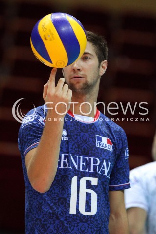  22.09.2013 GDANSK ERGO ARENA<br />SIATKOWKA MEZCZYZN<br />MISTRZOSTWA EUROPY W SIATKOWCE MEZCZYZN 2013 CEV VELUX<br />VOLLEYBALL EUROPEAN CHAMPIONSHIP MEN 2013 - FINAL ROUND <br />GRUPA B ( GROUP B )<br />TURCJA - FRANCJA ( TURKEY - FRANCE )<br />N/Z KEVIN TILLIE ROLLER FINGER<br /> 