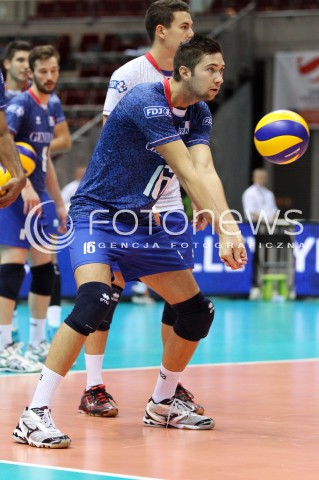  22.09.2013 GDANSK ERGO ARENA<br />SIATKOWKA MEZCZYZN<br />MISTRZOSTWA EUROPY W SIATKOWCE MEZCZYZN 2013 CEV VELUX<br />VOLLEYBALL EUROPEAN CHAMPIONSHIP MEN 2013 - FINAL ROUND <br />GRUPA B ( GROUP B )<br />TURCJA - FRANCJA ( TURKEY - FRANCE )<br />N/Z KEVIN TILLIE SYLWETKA <br /> 