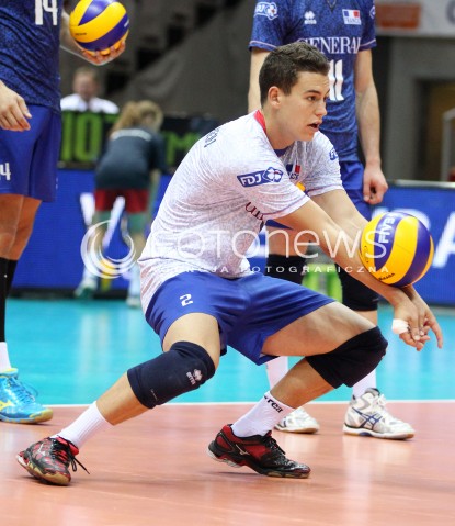  22.09.2013 GDANSK ERGO ARENA<br />SIATKOWKA MEZCZYZN<br />MISTRZOSTWA EUROPY W SIATKOWCE MEZCZYZN 2013 CEV VELUX<br />VOLLEYBALL EUROPEAN CHAMPIONSHIP MEN 2013 - FINAL ROUND <br />GRUPA B ( GROUP B )<br />TURCJA - FRANCJA ( TURKEY - FRANCE )<br />N/Z JENIA GREBENNIKOV SYLWETKA <br /> 