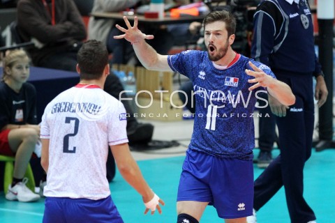  22.09.2013 GDANSK ERGO ARENA<br />SIATKOWKA MEZCZYZN<br />MISTRZOSTWA EUROPY W SIATKOWCE MEZCZYZN 2013 CEV VELUX<br />VOLLEYBALL EUROPEAN CHAMPIONSHIP MEN 2013 - FINAL ROUND <br />GRUPA B ( GROUP B )<br />TURCJA - FRANCJA ( TURKEY - FRANCE )<br />N/Z JULIEN LYNEEL JENIA GREBENNIKOV RADOSC EMOCJE <br /> 