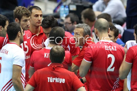  22.09.2013 GDANSK ERGO ARENA<br />SIATKOWKA MEZCZYZN<br />MISTRZOSTWA EUROPY W SIATKOWCE MEZCZYZN 2013 CEV VELUX<br />VOLLEYBALL EUROPEAN CHAMPIONSHIP MEN 2013 - FINAL ROUND <br />GRUPA B ( GROUP B )<br />TURCJA - FRANCJA ( TURKEY - FRANCE )<br />N/Z EMANUELE ZANINI HEAD COACH ( TRENER ) <br /> 