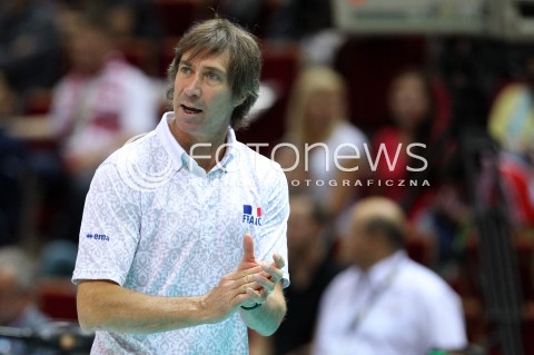  22.09.2013 GDANSK ERGO ARENA<br />SIATKOWKA MEZCZYZN<br />MISTRZOSTWA EUROPY W SIATKOWCE MEZCZYZN 2013 CEV VELUX<br />VOLLEYBALL EUROPEAN CHAMPIONSHIP MEN 2013 - FINAL ROUND <br />GRUPA B ( GROUP B )<br />TURCJA - FRANCJA ( TURKEY - FRANCE )<br />N/Z LAURENT TILLIE HEAD COACH ( TRENER ) SYLWETKA <br /> 