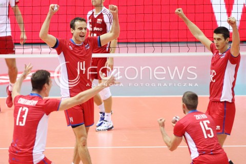  22.09.2013 GDANSK ERGO ARENA<br />SIATKOWKA MEZCZYZN<br />MISTRZOSTWA EUROPY W SIATKOWCE MEZCZYZN 2013 CEV VELUX<br />VOLLEYBALL EUROPEAN CHAMPIONSHIP MEN 2013 - FINAL ROUND <br />GRUPA B ( GROUP B )<br />POLSKA - SLOWACJA ( POLSKA - SLOWACJA )<br />N/Z TOMAS KMET STEFAN JUNIOR CHRTIANSKY JURAJ ZATKO MATEJ PATAK RADOSC EMOCJE <br /> 